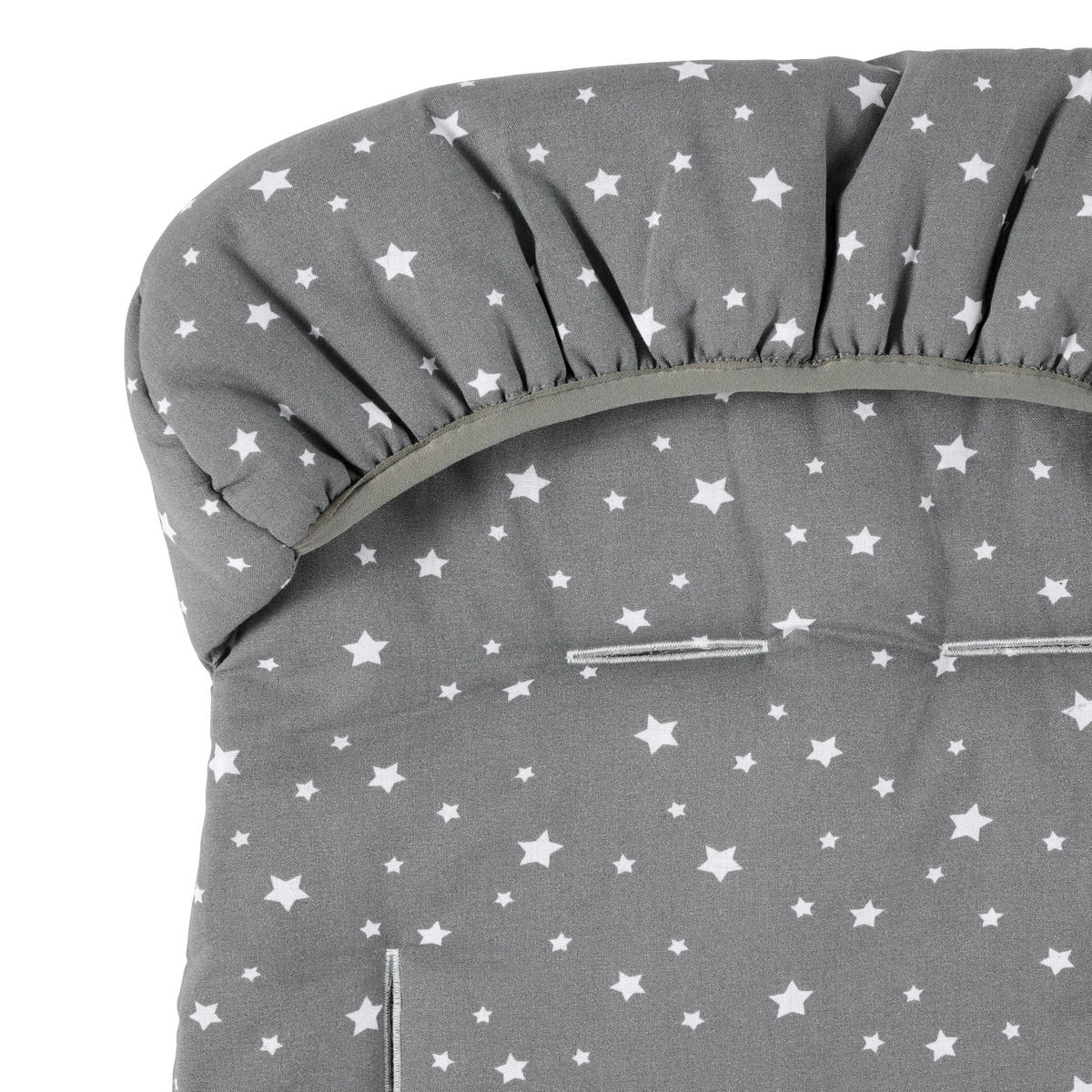 HOCHSTUHLEINLAGE BRUNCH  - Grau, Basics, Textil (42/52cm) - Jimmylee