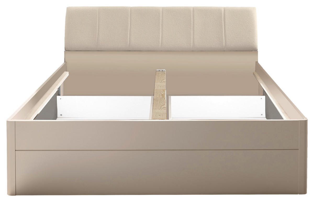 STAURAUMBETT 180/200 cm,  in Eichefarben, Kaschmir,  - Kaschmir/Eichefarben, Trend, Holzwerkstoff (180/200cm) - Boxxx
