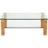 COUCHTISCH in Holz, Glas 120/70/42,5 cm - Eichefarben, KONVENTIONELL, Glas/Holz (120/70/42,5cm) COUCHTISCH in Holz, Glas 120/70/42,5 cm - Eichefarben, KONVENTIONELL, Glas/Holz (120/70/42,5cm)