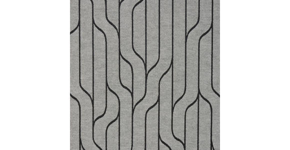 DEKOSTOFF per lfm blickdicht  - Schwarz, Design, Kunststoff/Textil (135cm) - Esposa