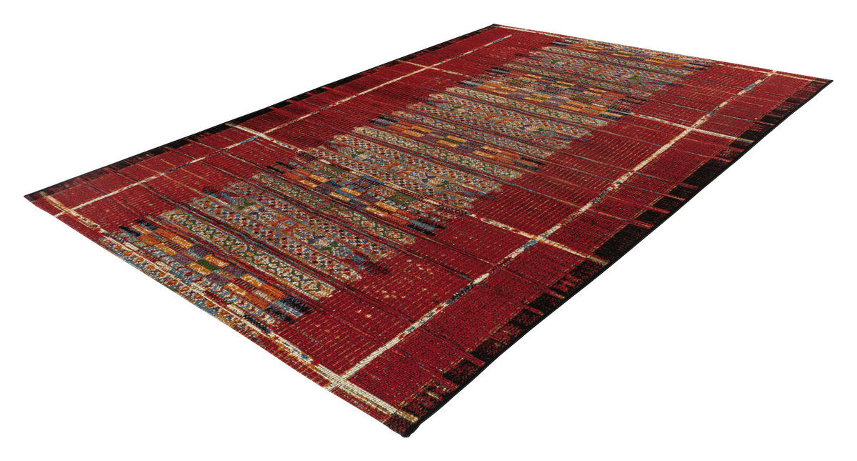 COVOR PENTRU EXTERIOR   - multicolor/roșu, Design, textil (80/150cm) - Novel