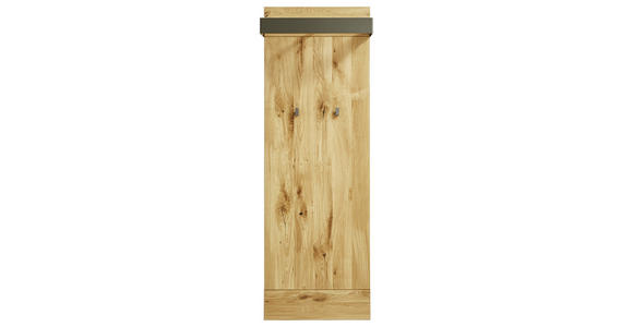 GARDEROBENPANEEL in 56/165/32 cm - Eichefarben/Anthrazit, Natur, Holz/Metall (56/165/32cm) - Waldwelt