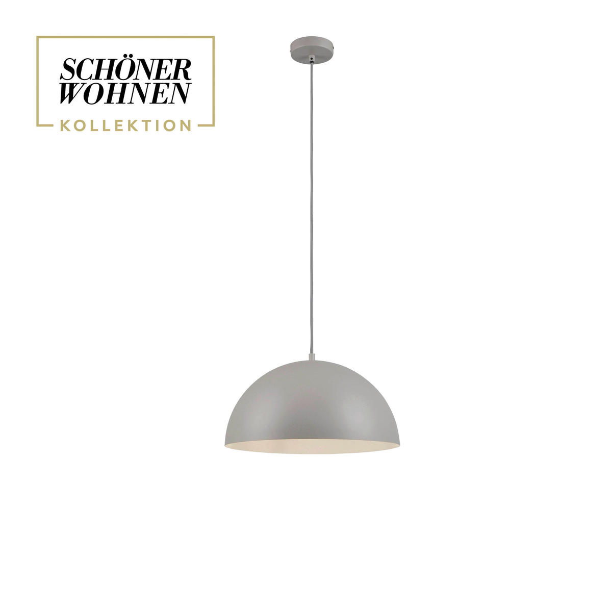 LED-PENDELLEUCHTE SW ALI 38/38/120 cm   - Sandfarben, Design, Kunststoff/Metall (38/38/120cm) - Schöner Wohnen