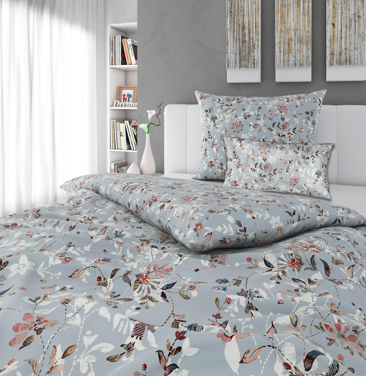 POSTEĽNÁ BIELIZEŇ, satén, lila, 140/200 cm - lila, Konventionell, textil (140/200cm) - Esposa