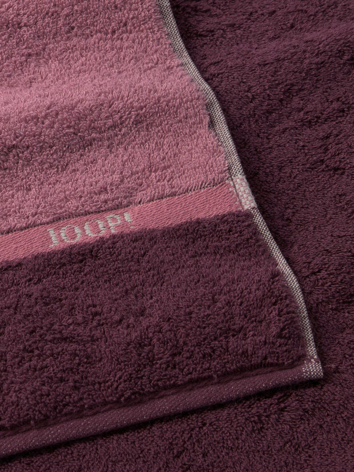 HANDTUCH 50/100 cm LINES LOGOGRAM Rot  - Rot, Basics, Textil (50/100cm) - Joop!