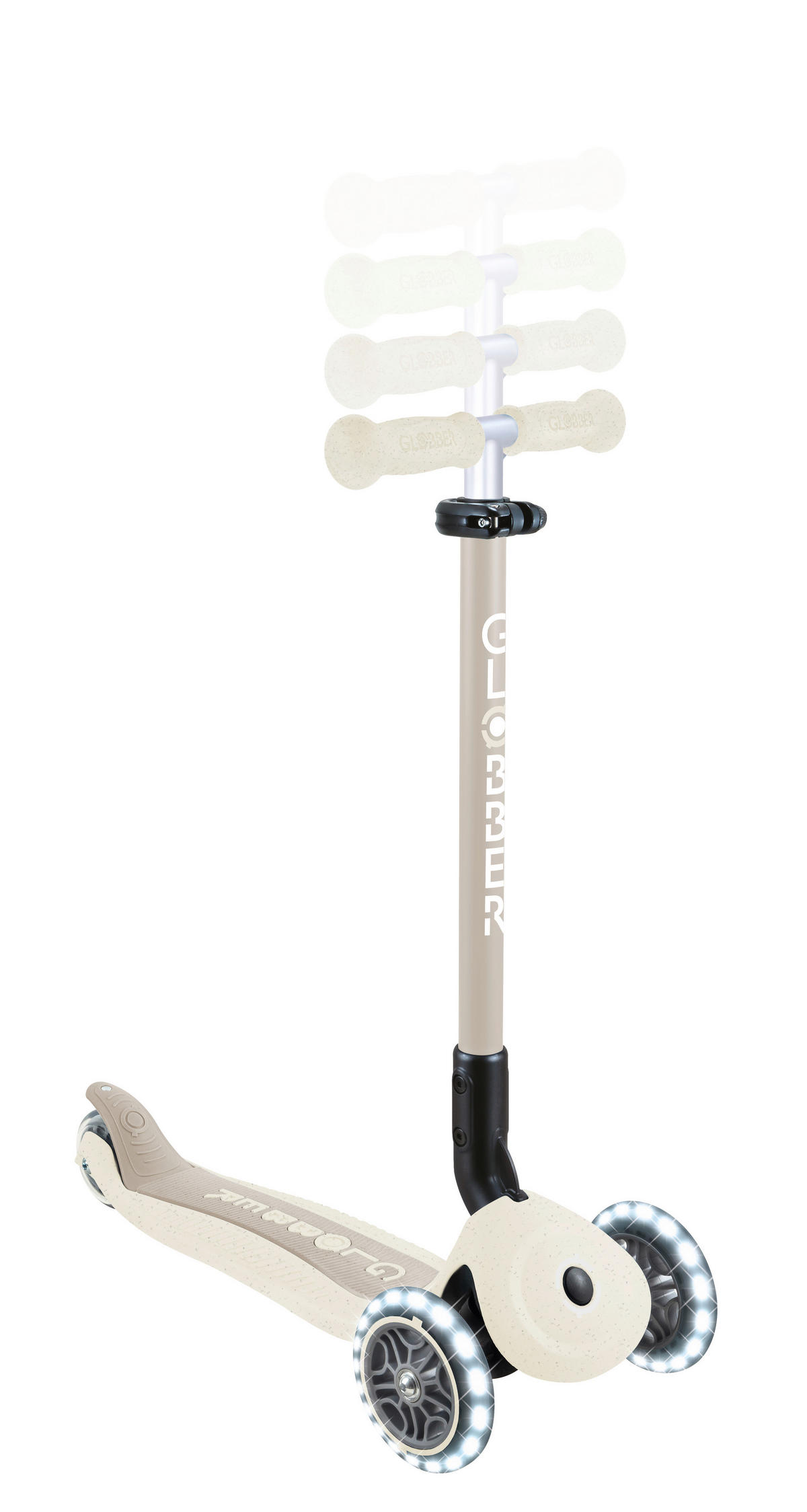 LAUFRAD GO-UP ACTIVE LIGHTS ECO  - Perlmutt, Basics, Kunststoff (67/28/95.5cm) - GLOBBER