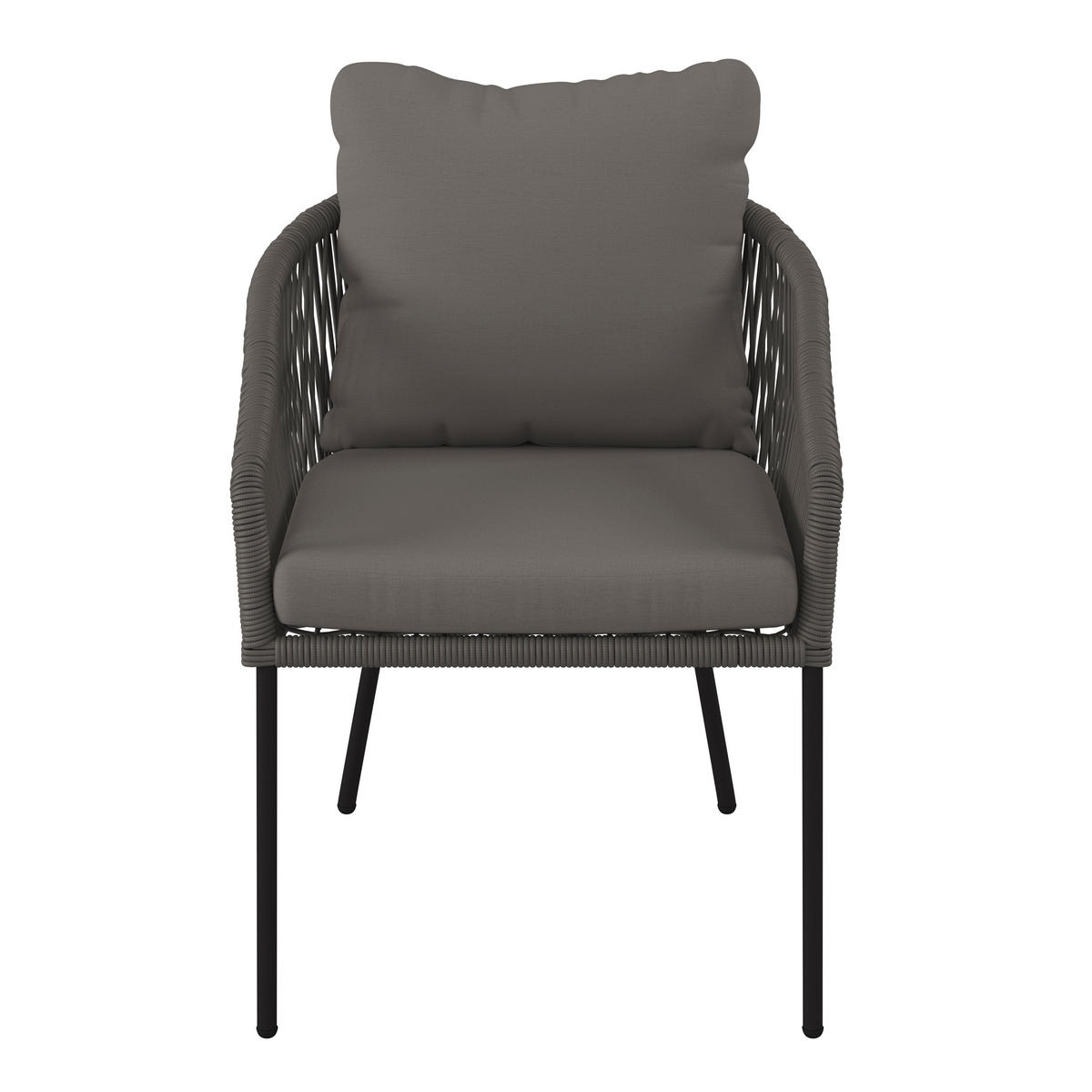 BALKONSET   - Grau, MODERN, Kunststoff/Metall (40/40/39.5cm) - Ambia Garden