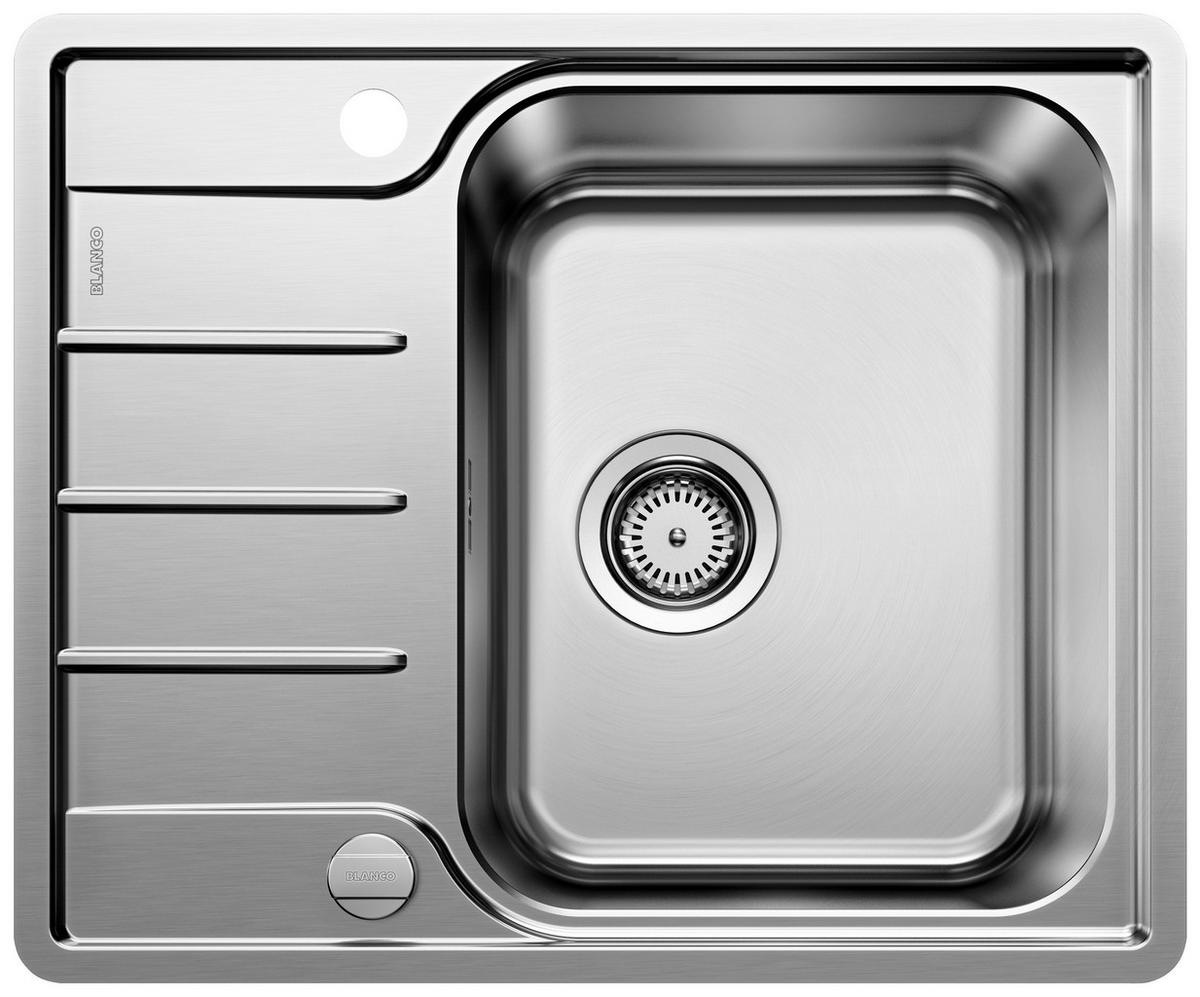 SPÜLE 525114  - Edelstahlfarben, Basics, Metall (60,5/20,5/50cm) - Blanco