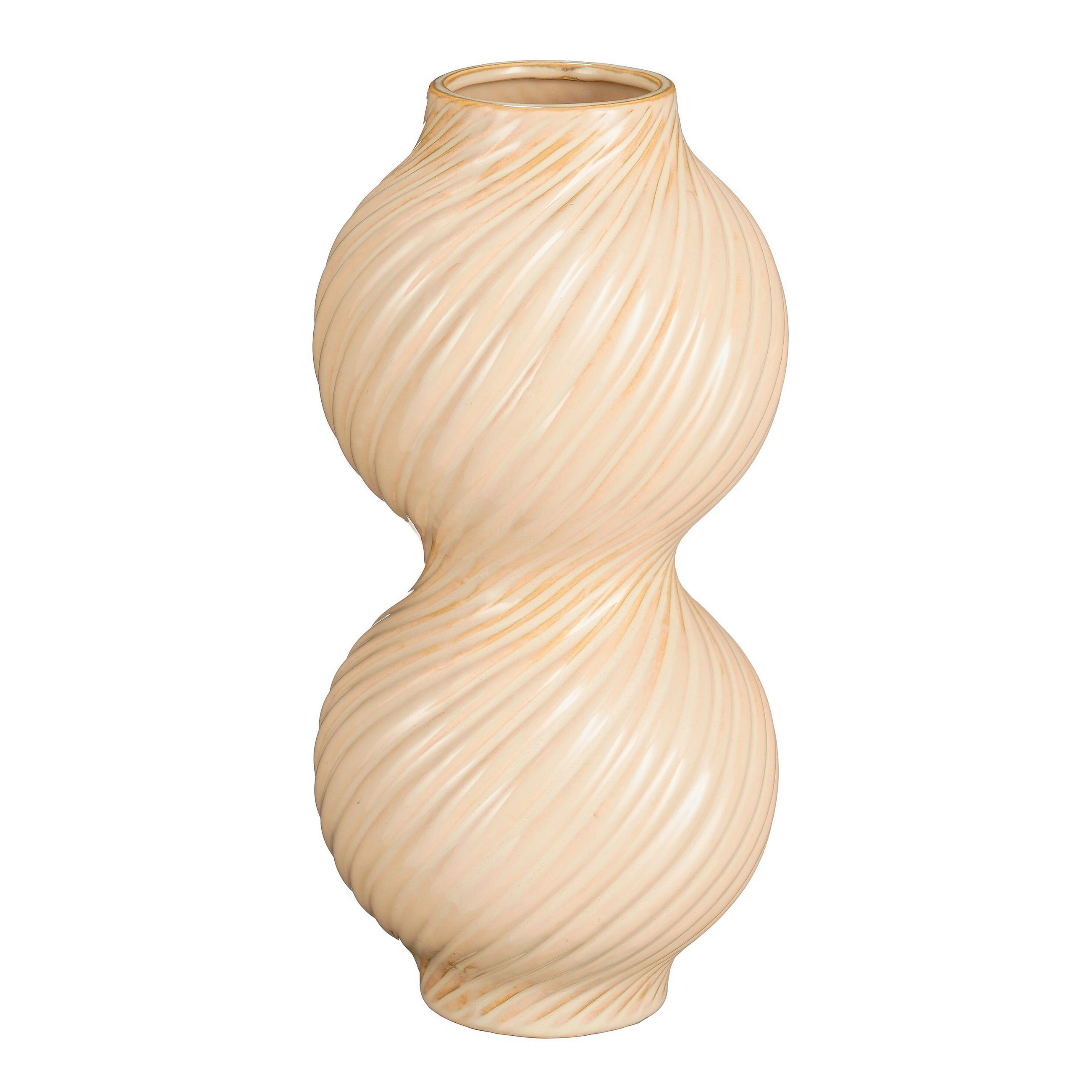 VAZA  keramika  - sivobela, Basics, keramika (16/33.3cm)