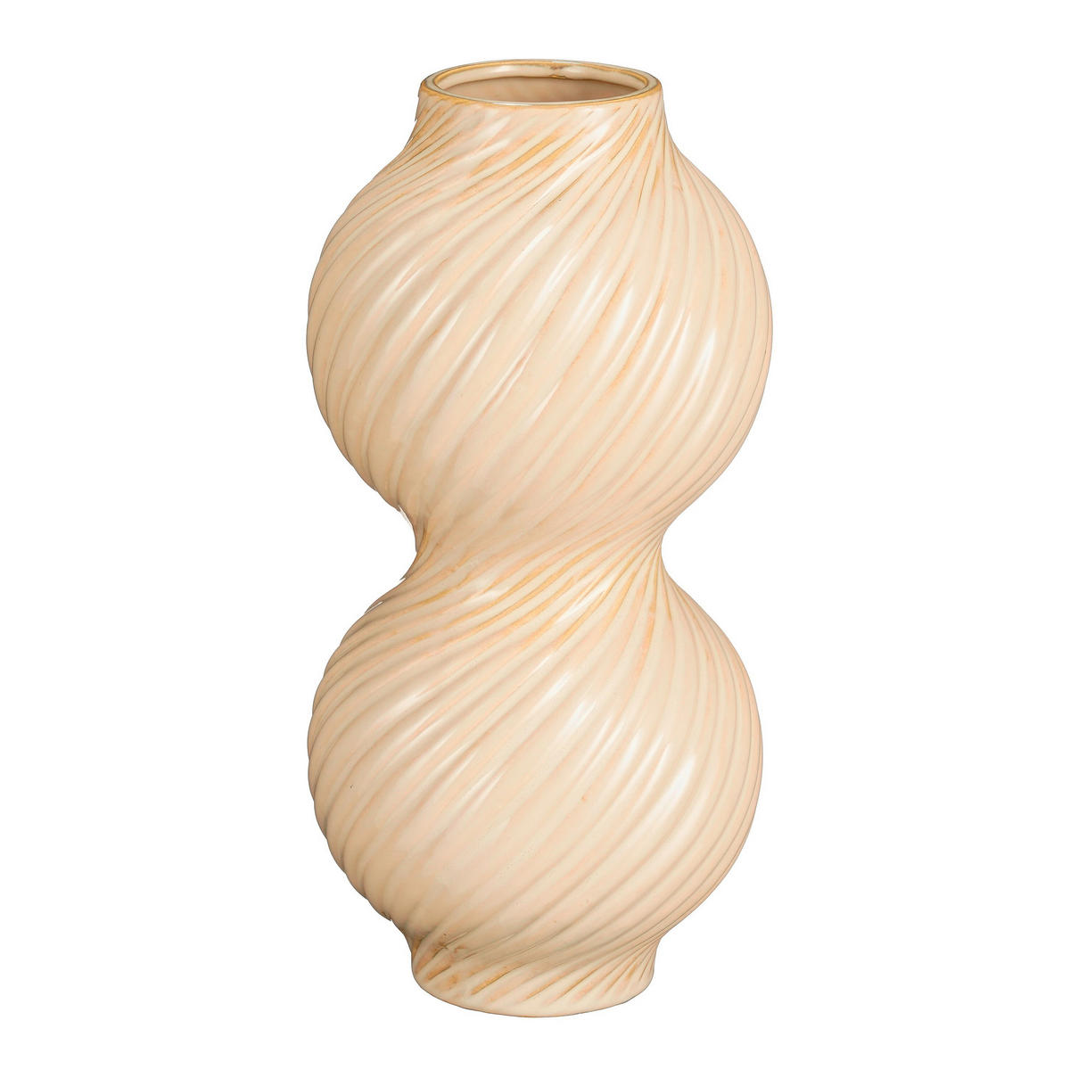 VAZA  16/33.3 cm    keramika  - sivo-bela, Osnovno, keramika (16/33.3cm)
