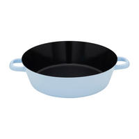 PFANNE  - Blau, Basics, Metall (35,8/28,7/7,5cm) - Riess