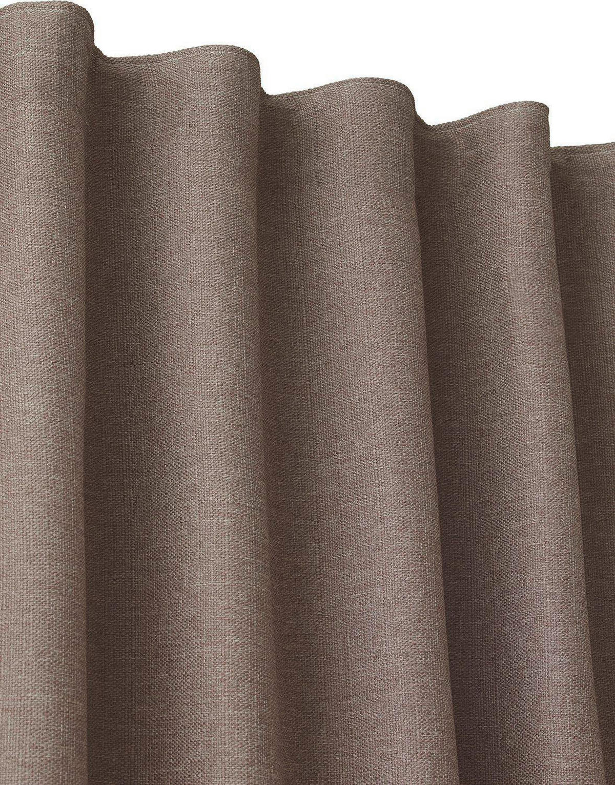 VERDUNKELUNGSVORHANG - Braun, Basics, Textil (140/280cm) - Svanefors