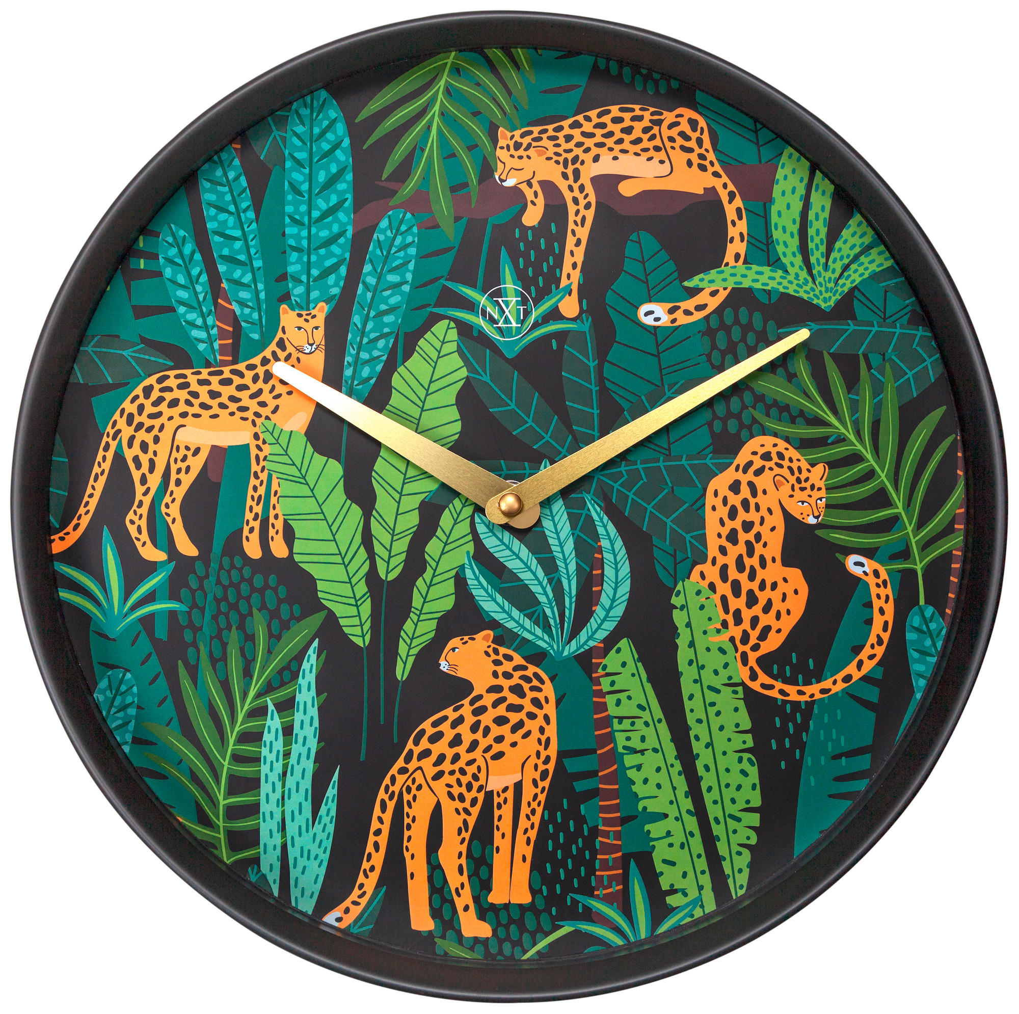 WANDUHR 30/30/5,5 cm   - Multicolor/Schwarz, Basics, Kunststoff (30/30/5,5cm)