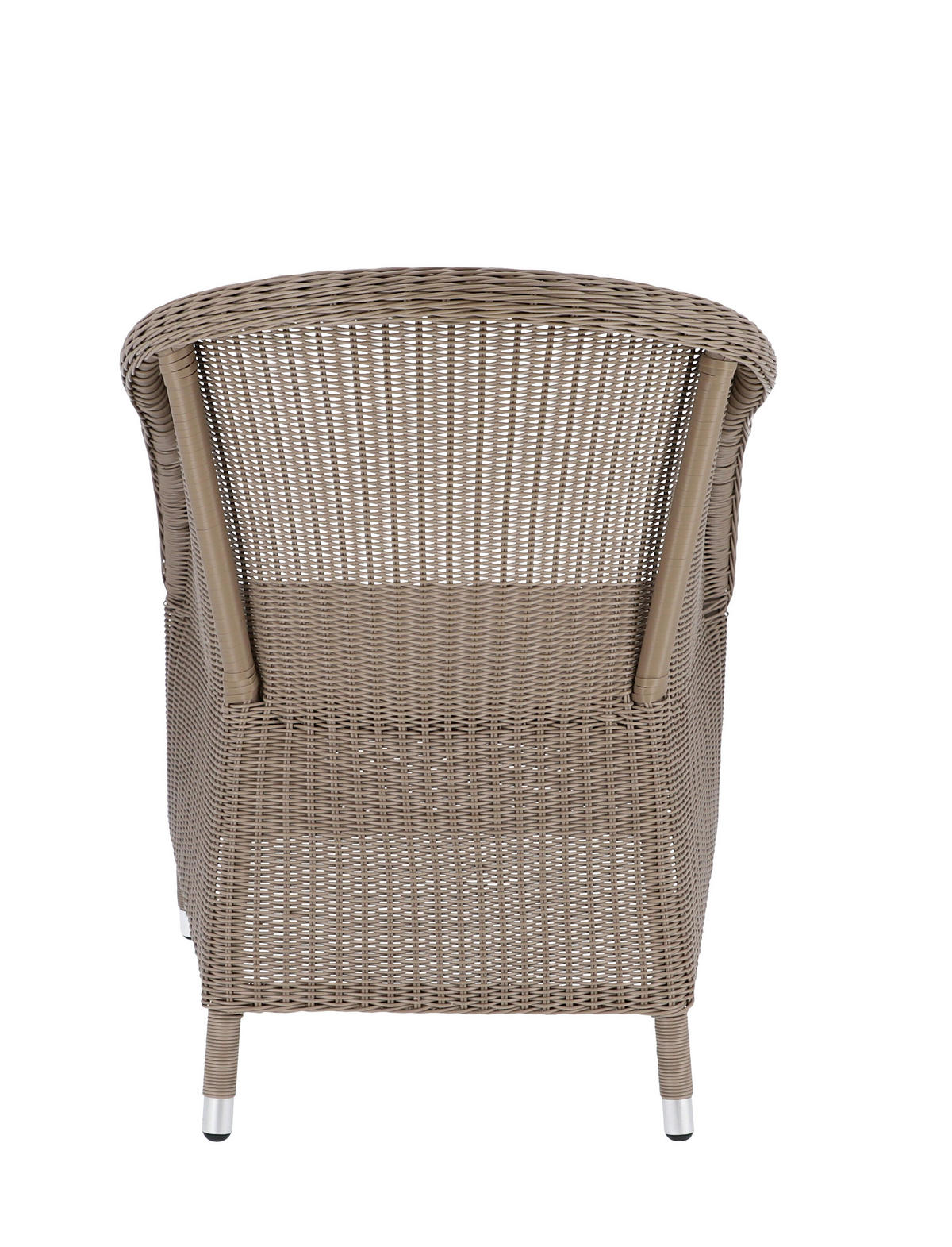 GARTENSESSEL Taupe  - Taupe/Silberfarben, MODERN, Kunststoff/Metall (67/78/75cm) - Jan Kurtz