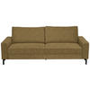 3-SITZER-SOFA  in Flachgewebe Messingfarben  - Messingfarben/Schwarz, Design, Textil/Metall (218/86/97cm) - Hom`in