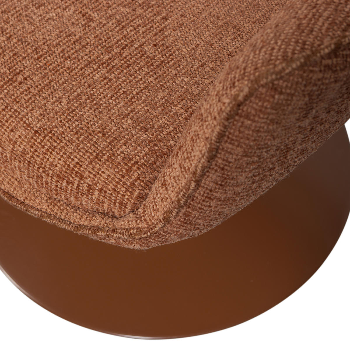 SESSEL in Webstoff Orange  - Orange, Design, Textil/Metall (79/91/76cm) - Livetastic