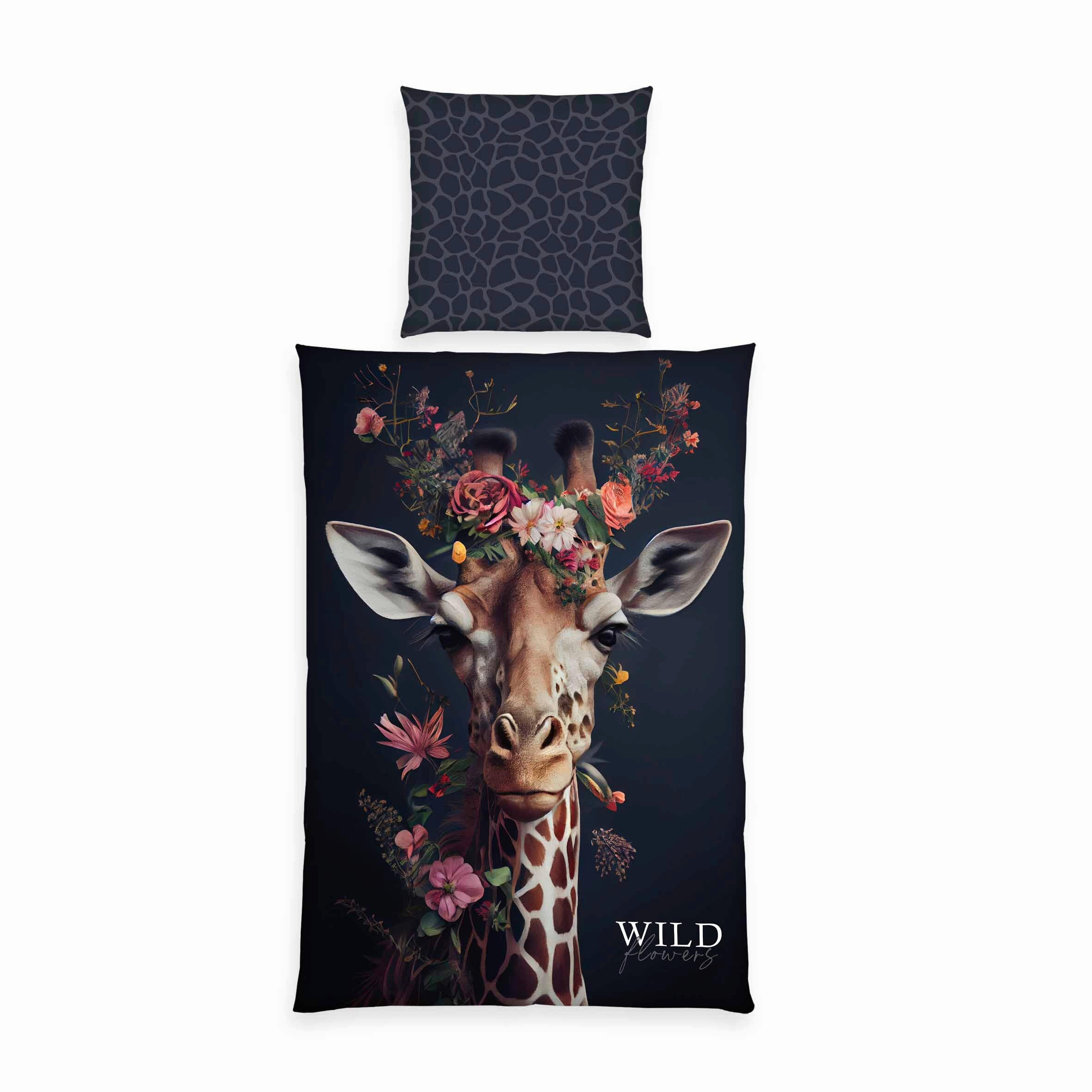 JUGENDBETTWÄSCHE Wild Flowers Renforcé 135/200 cm  - Multicolor, Design, Textil (135/200cm) - Herding