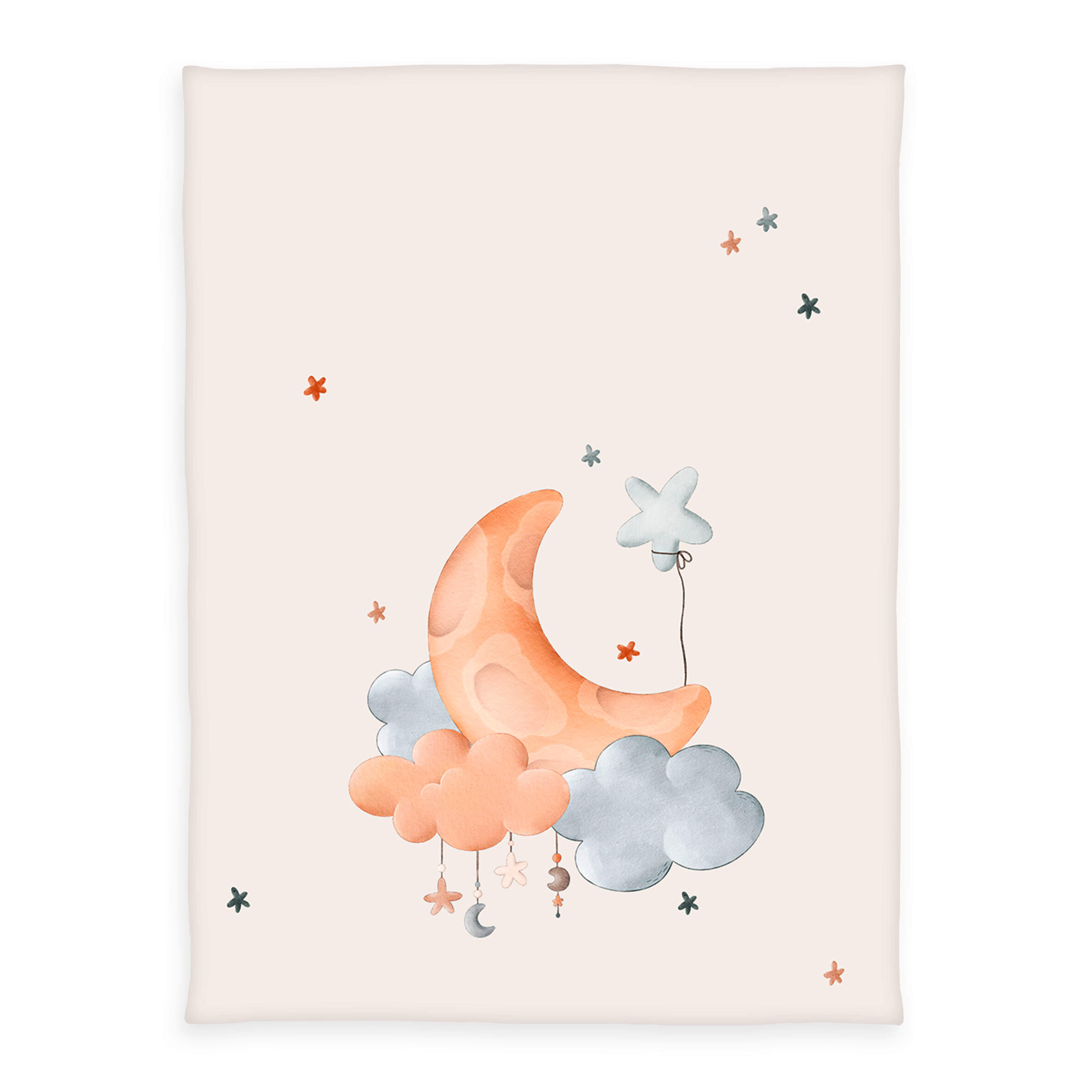 BABYDECKE 75/100 cm  - Greige/Multicolor, Basics, Textil (75/100cm) - Herding