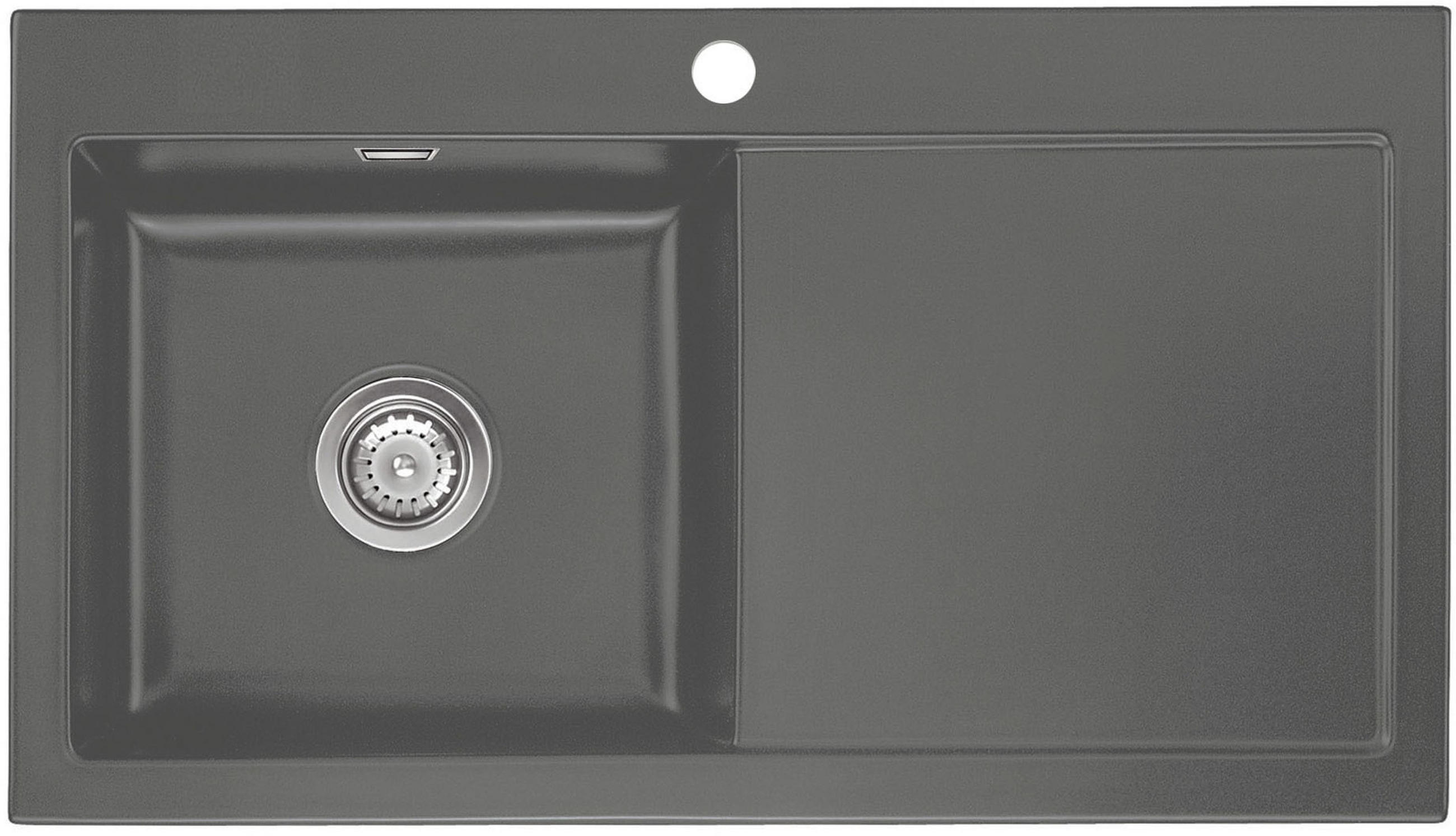 SPÜLE Mera 90 / 50750180  - Graphitfarben, Basics, Keramik (90/20/51cm) - Systemceram