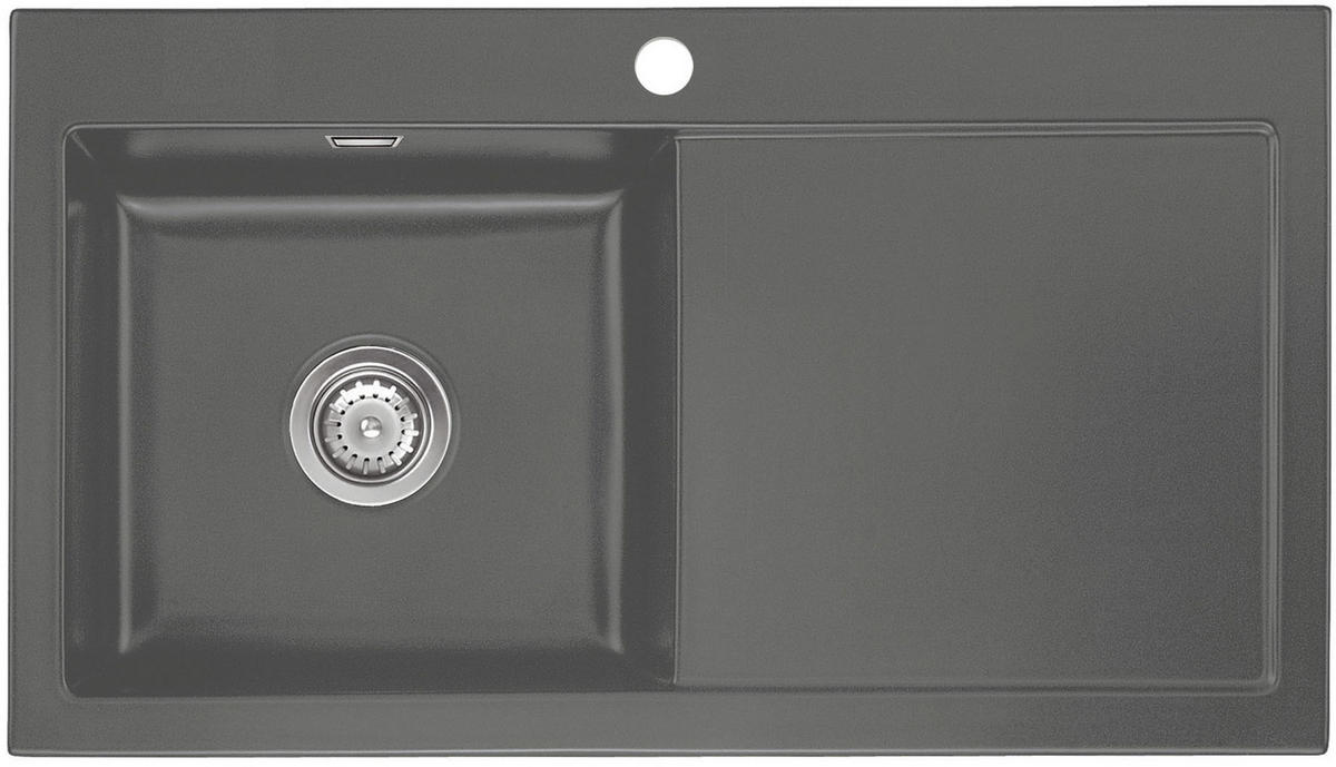 SPÜLE Mera 90 / 50750180  - Graphitfarben, Basics, Keramik (90/20/51cm) - Systemceram