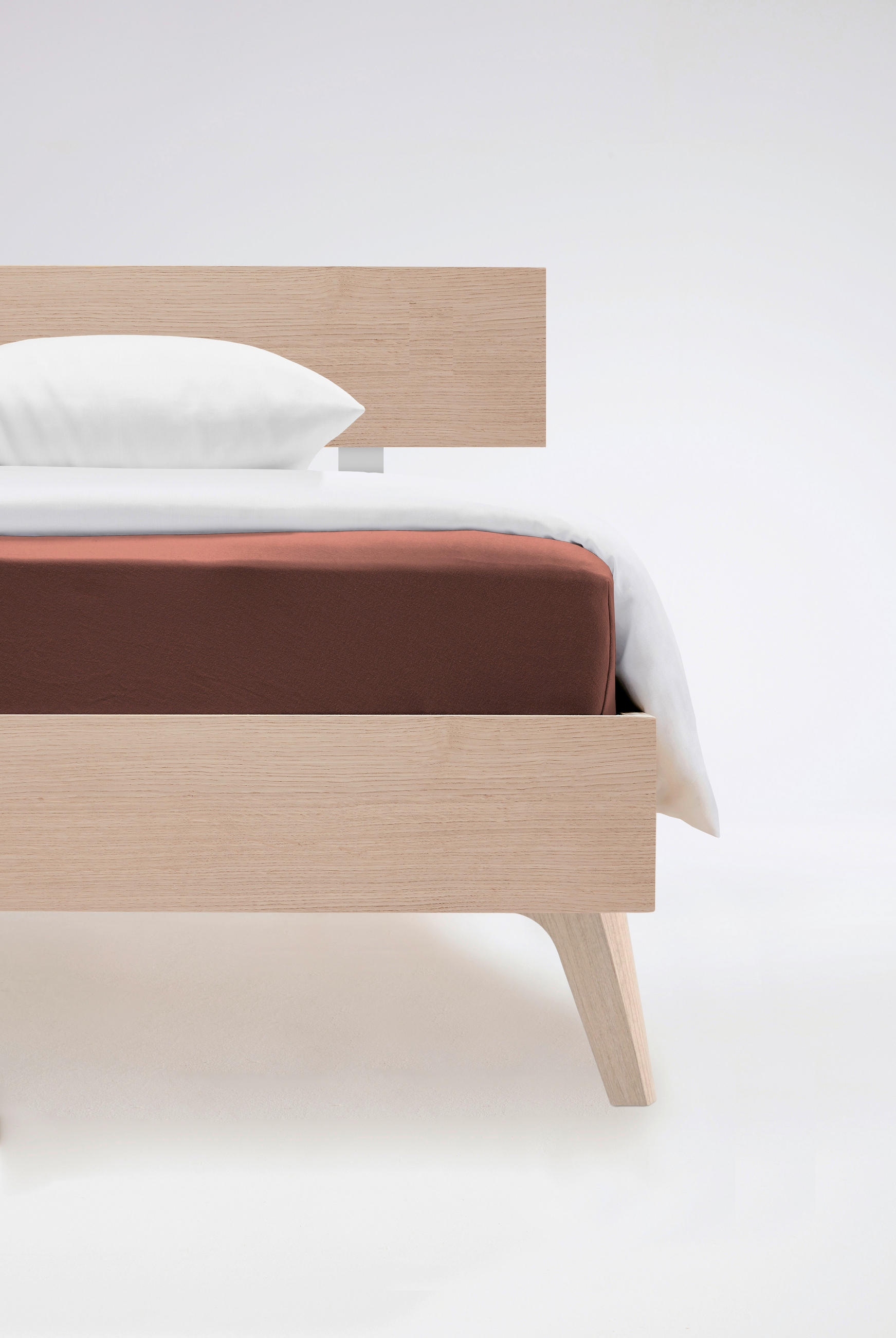 ELASTICKÉ PROSTĚRADLO, žerzej, měděné barvy, 180/200 cm - měděné barvy, Basics, textil (180/200cm) - Fleuresse