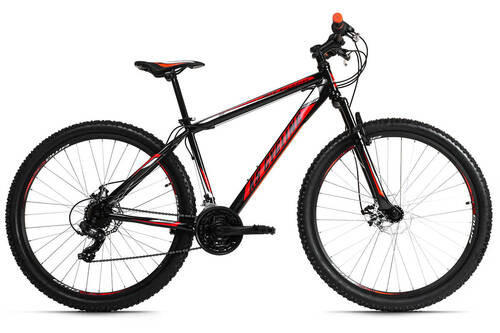 MOUNTAINBIKE 29 Zoll  - Rot/Schwarz, Basics, Metall (70/100/180cm) - KS Cycling