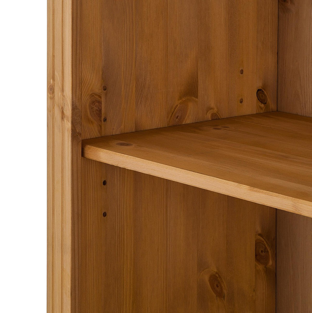 BÜCHERWAND Kiefer massiv Kieferfarben  - Kieferfarben, Design, Holz (223/222/34cm) - Livetastic