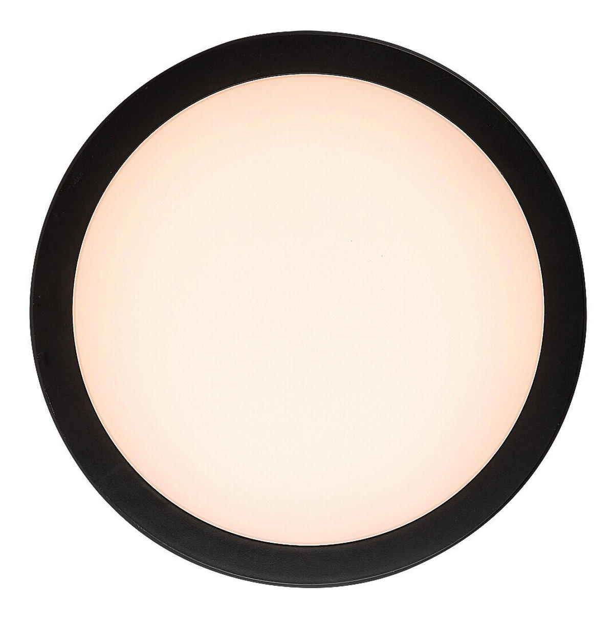 ZUNANJA STROPNA SVETILKA  Indre      30/5,5 cm       - črna/bela, Basics, umetna masa (30/5,5cm)