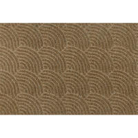 FUßMATTE 60/90 cm Waves Taupe  - Beige, KONVENTIONELL, Kunststoff/Textil (60/90cm) - wash+dry