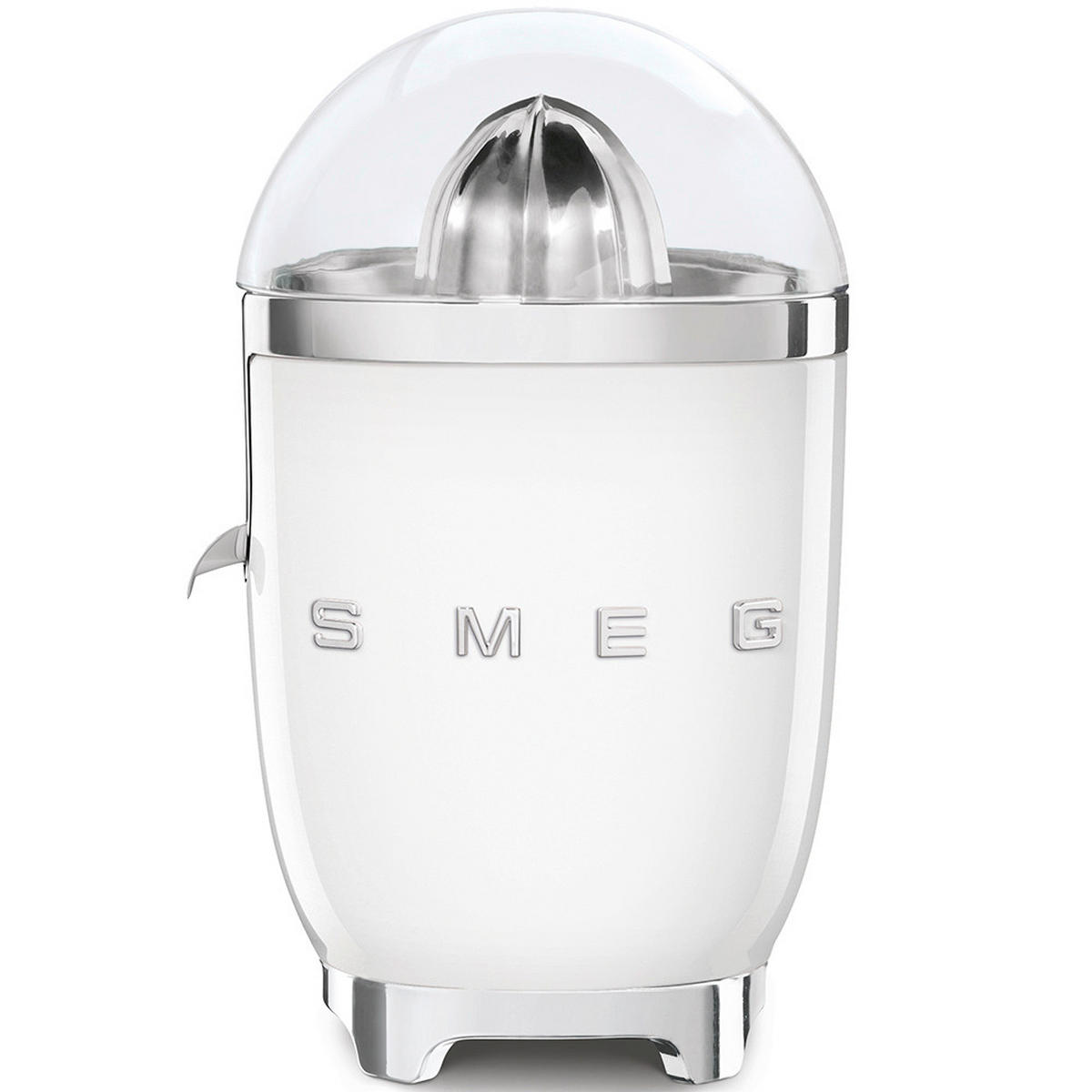 ZITRONENPRESSE - Weiss Hochglanz, Trend, Metall (16.6/28.1/16.6cm) - SMEG