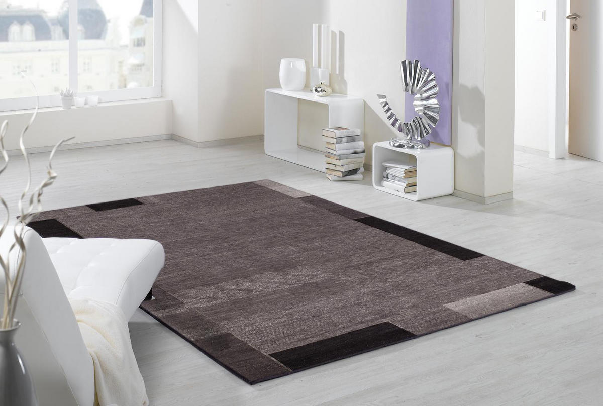 WOLLTEPPICH 70/140 cm Dunkelgrau  - Dunkelgrau, Basics, Textil (70/140cm) - Cazaris