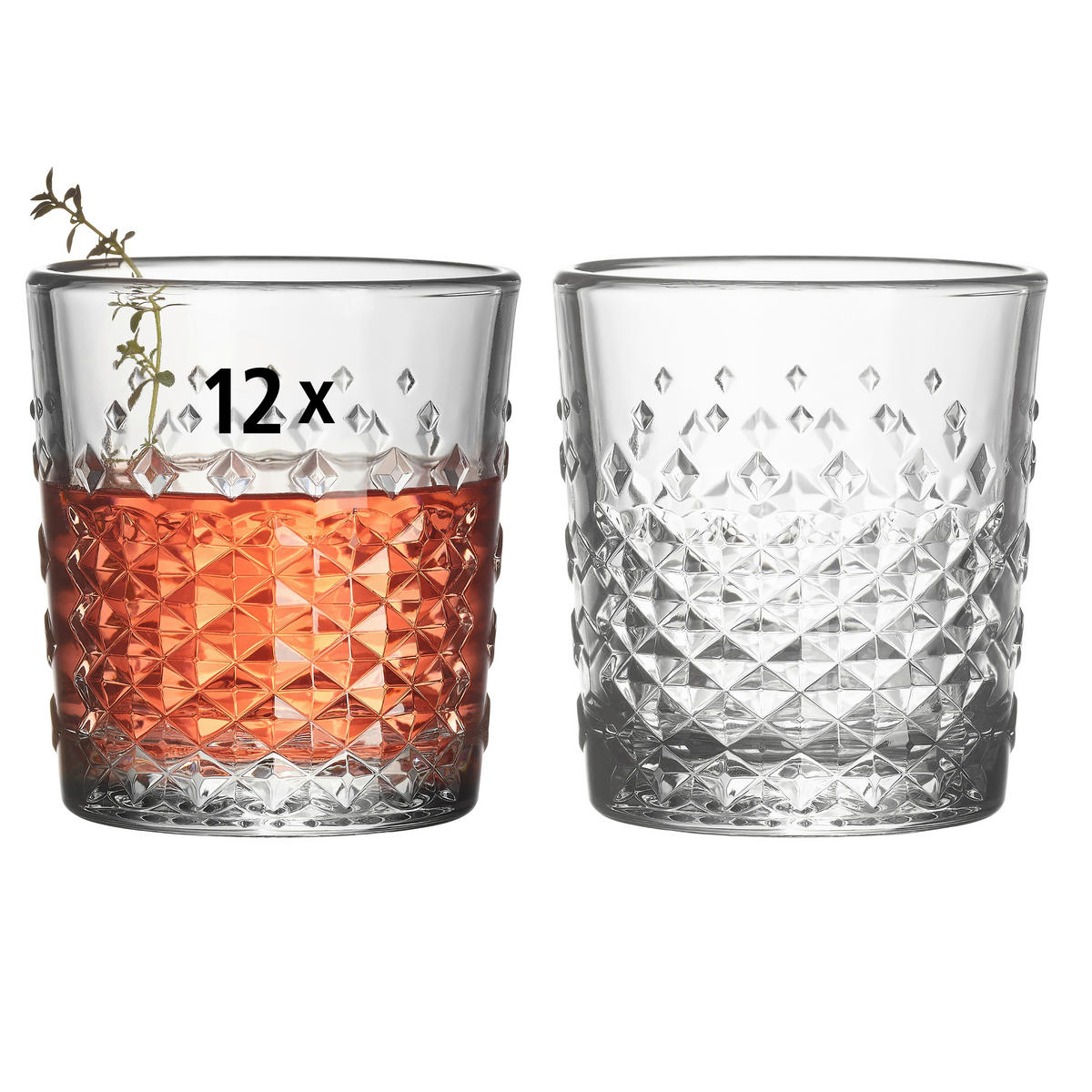 GLÄSERSET OCULAR  12-teilig  - Klar, Basics, Glas (8,5/9,5cm)