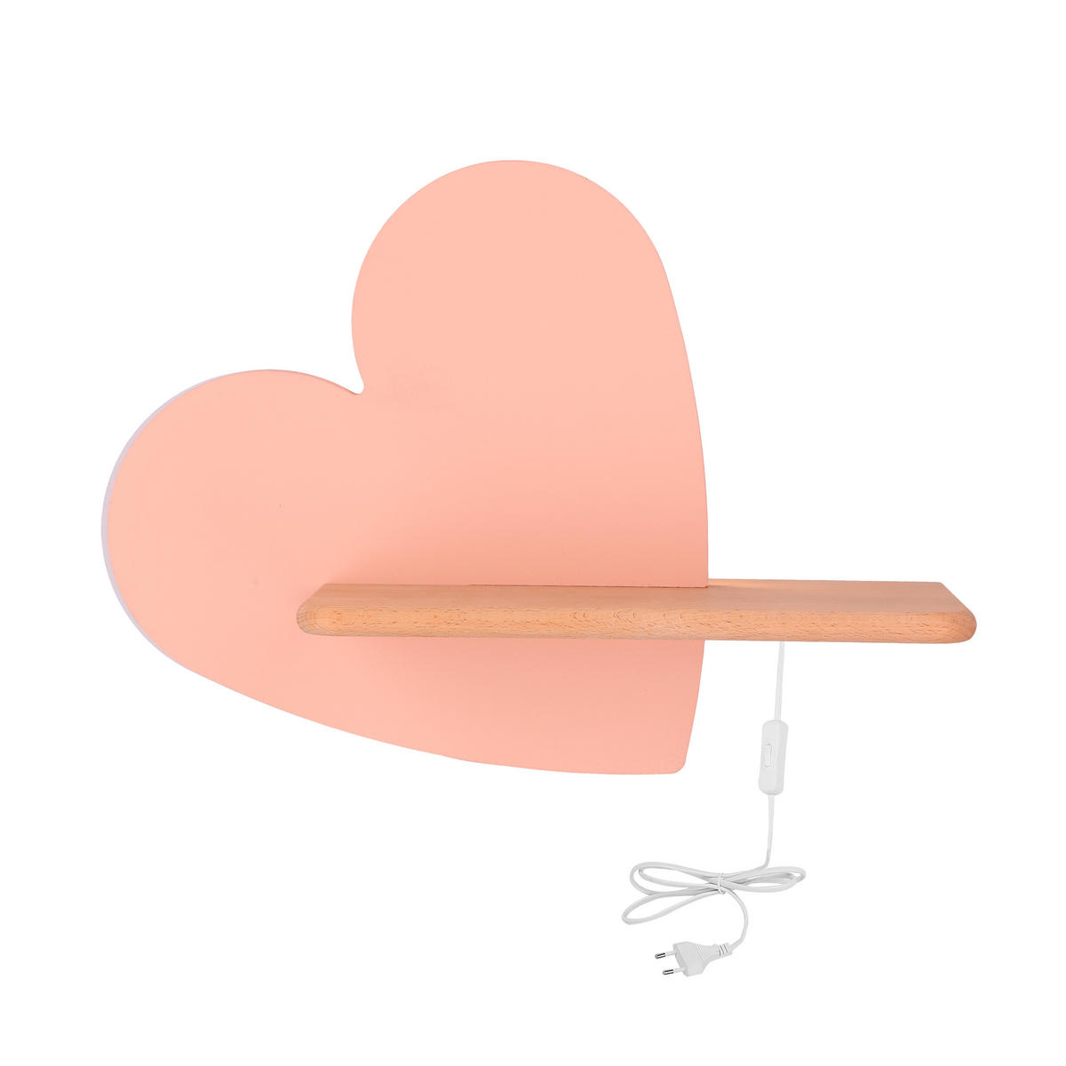 KINDERWANDLEUCHTE 36/12/26 cm   - Pink, Basics, Holz/Holzwerkstoff (36/12/26cm)