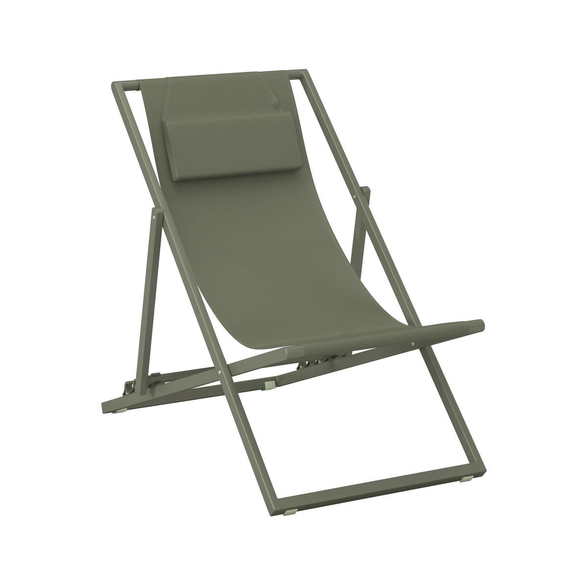 SONNENLIEGE 104/76/93/63 cm  - Hellgrün, MODERN, Textil/Metall (104/76/93/63cm) - Ambia Garden