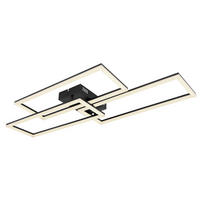 STROPNA LED-SVETILKA   //2700-6000 K/230 V/ - črna/opal, Design (90/40/8cm) - Globo