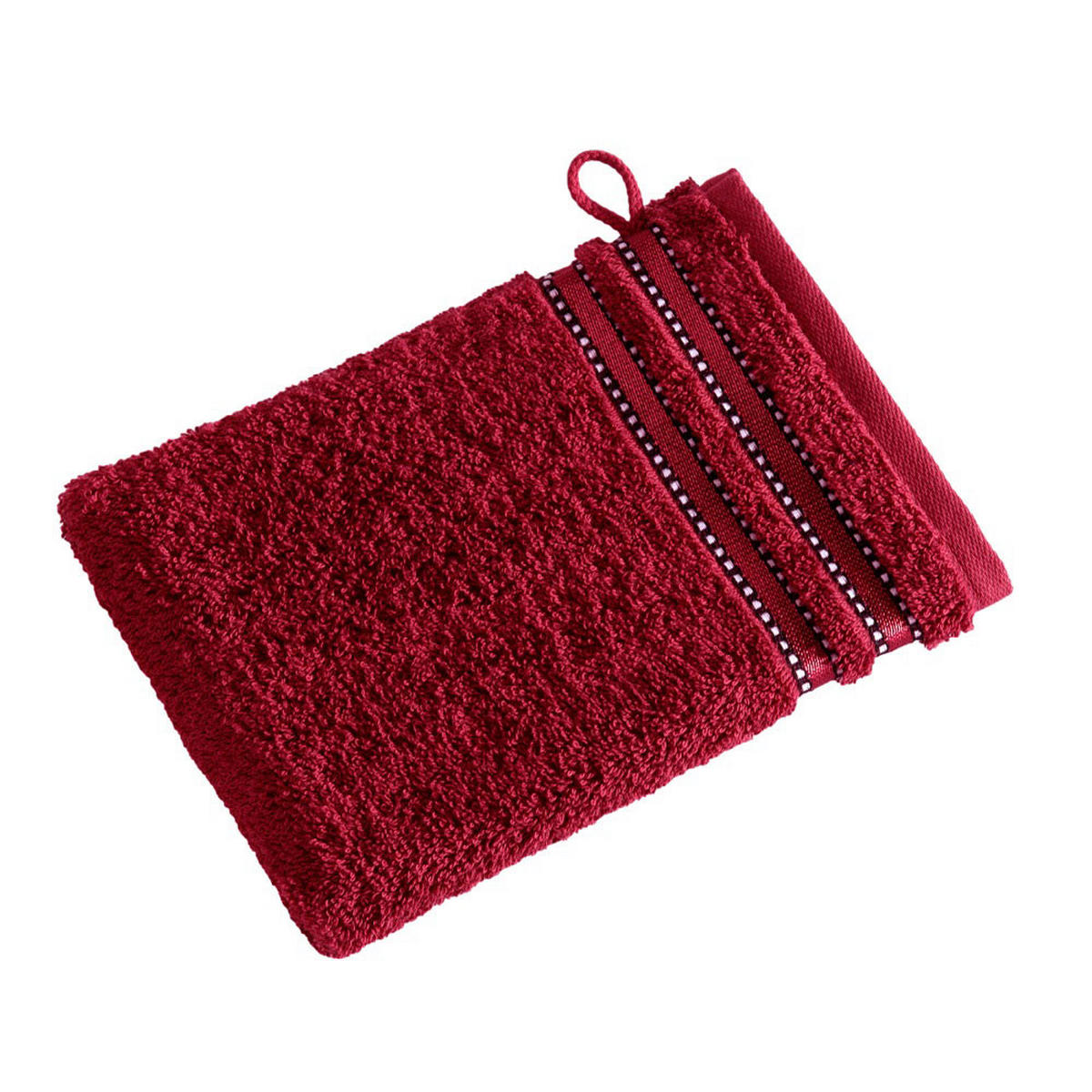 ROKAVICA ZA UMIVANJE CULT  Cult de Luxe NOS Vossen Wäsche  22/16 cm  rdeča  - rdeča, Konvencionalno, tekstil (22/16cm) - Vossen