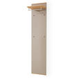 GARDEROBE 4-teilig  in 220/195/37 cm  - Taupe/Eichefarben, Design, Holz/Holzwerkstoff (220/195/37cm) - Novel