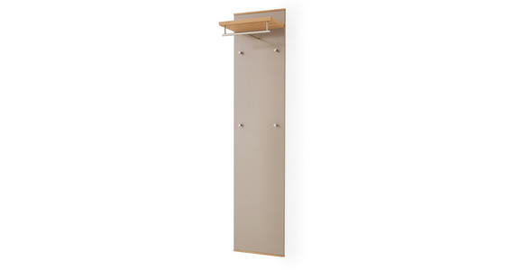 GARDEROBE 4-teilig  in 220/195/37 cm  - Taupe/Eichefarben, Design, Holz/Holzwerkstoff (220/195/37cm) - Novel