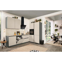 ECKKÜCHE 276/183 cm  in Anthrazit, Creme  - Anthrazit/Creme, Basics, Holzwerkstoff (276/183cm) - Welnova