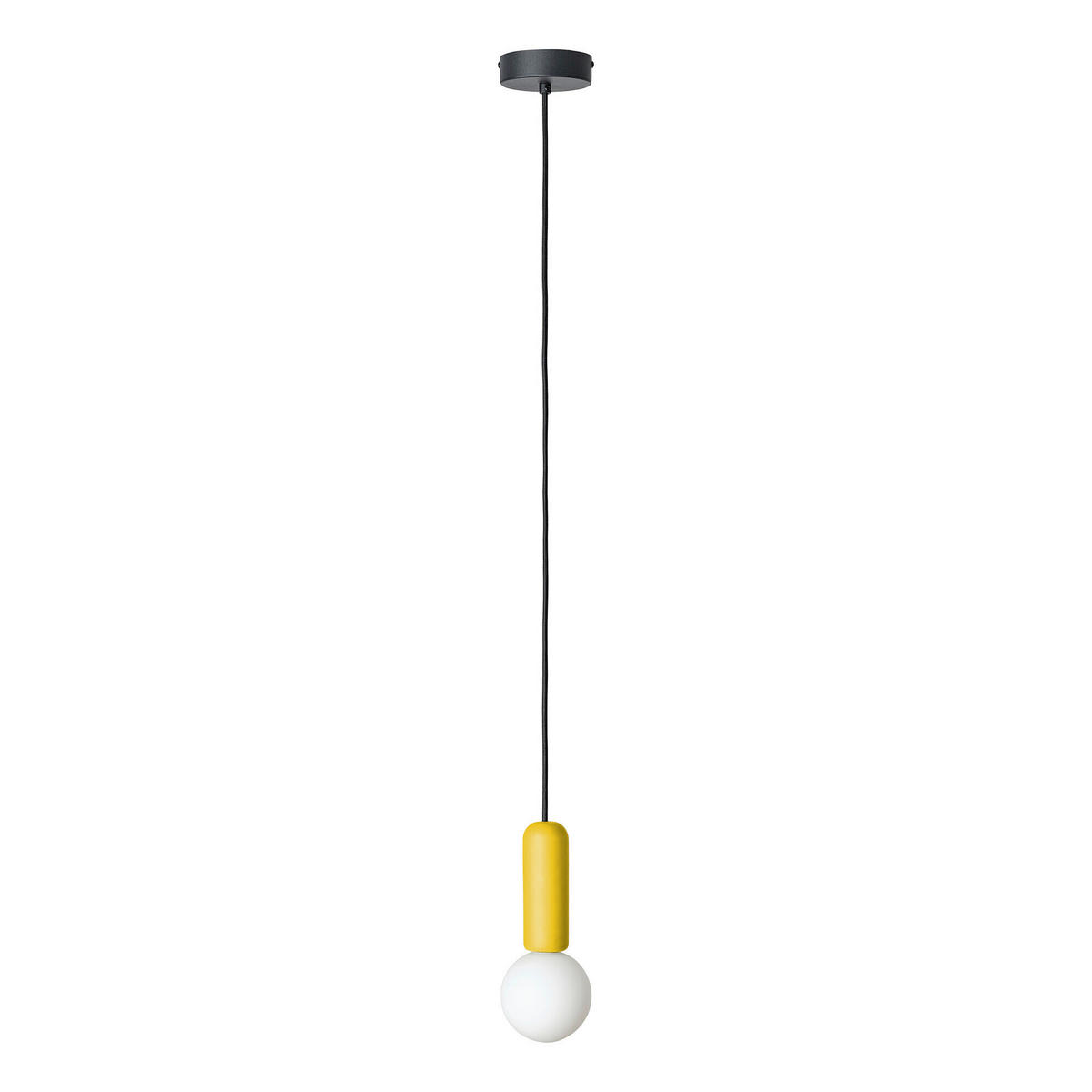 HÄNGELEUCHTE 10/120 cm   - Dunkelgelb, Basics, Stein (10/120cm) - Osram