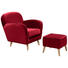 SESSEL in Textil, Holzwerkstoff Rot - Rot/Kieferfarben, Trend, Holz/Holzwerkstoff (82/88/92cm) - Carryhome SESSEL in Textil, Holzwerkstoff Rot - Rot/Kieferfarben, Trend, Holz/Holzwerkstoff (82/88/92cm) - Carryhome