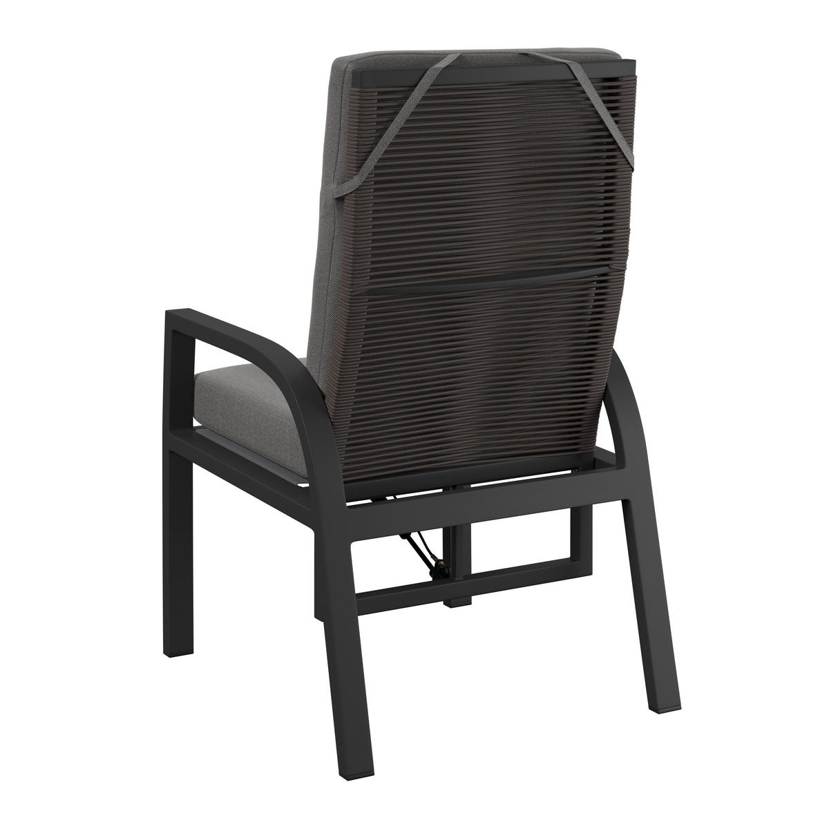 LOUNGESESSEL  - Dunkelgrau/Anthrazit, Modern, Textil/Metall (64/110/72cm) - Amatio