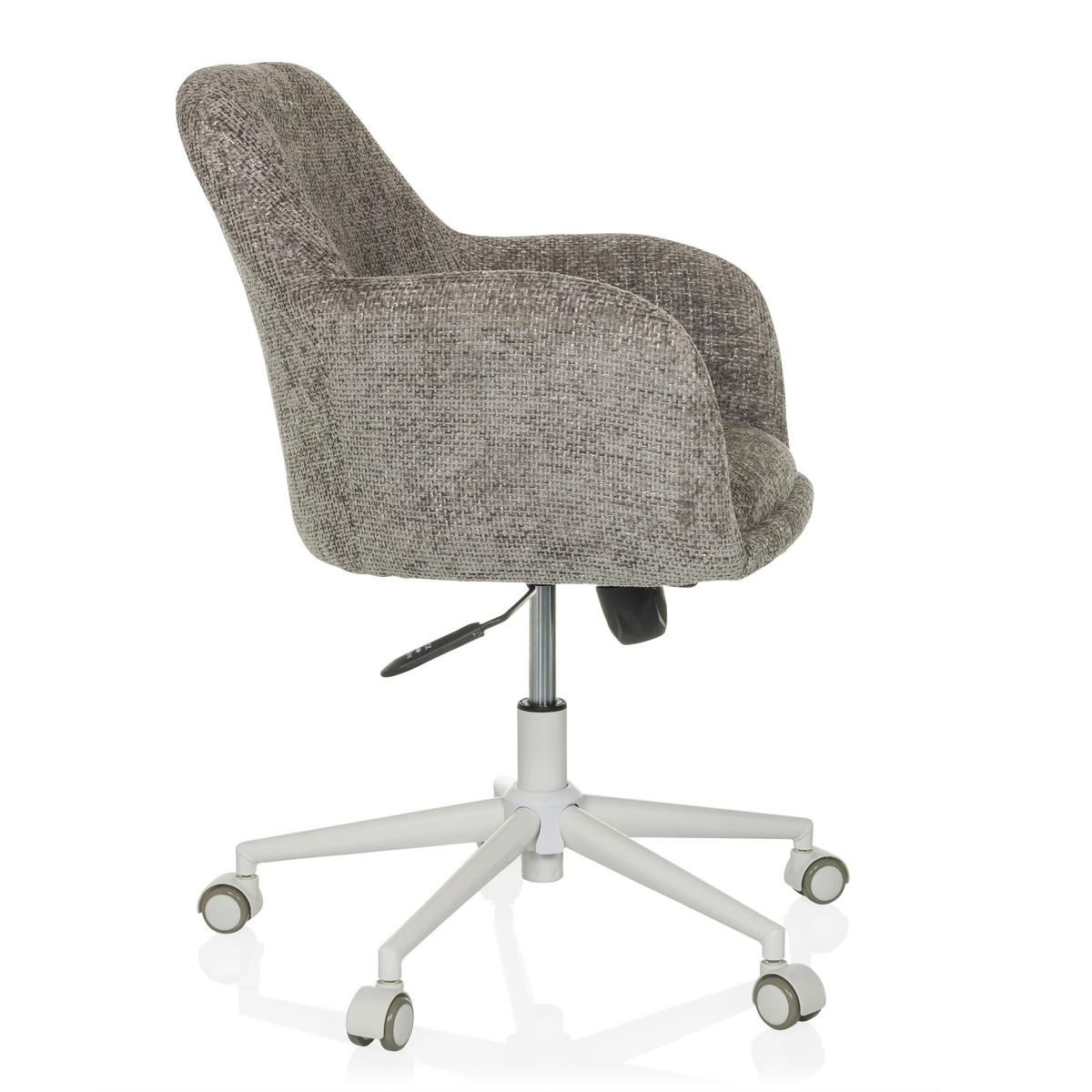 DREHSTUHL Grau  - Weiß/Grau, MODERN, Kunststoff/Textil (58/78/60cm) - MID.YOU