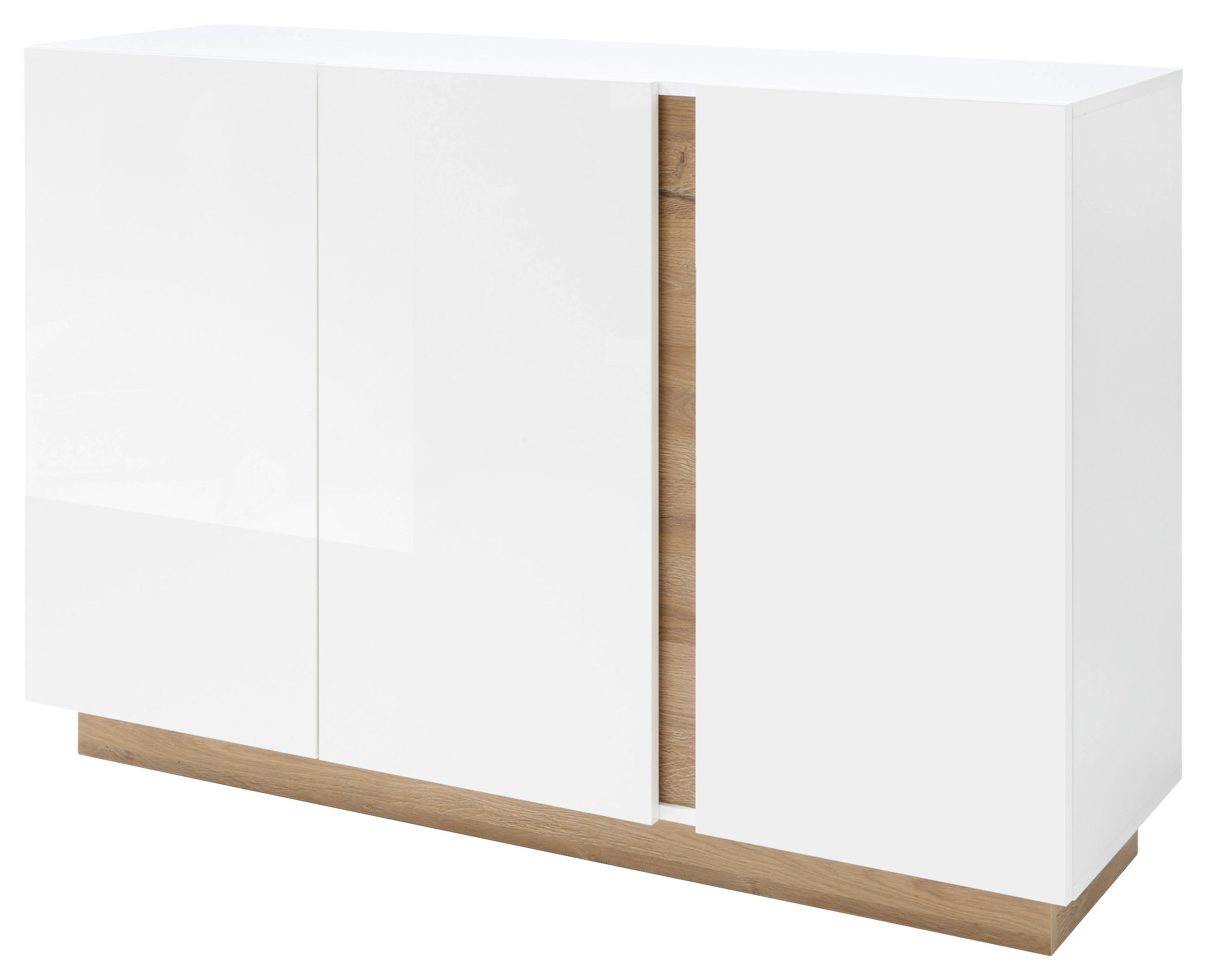 Thumbnail - Mid.you Sideboard, Weiß, Eiche, Holzwerkstoff, 2 Fächer, 138x91x40 cm, stehend, Wohnzimmer, Kommoden & Sideboards, Sideb...
