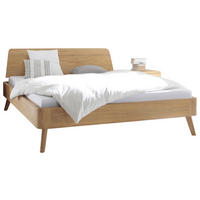 BETT 180/200 cm,  in Eichefarben,  - Eichefarben, Design, Holz (180/200cm) - Hasena