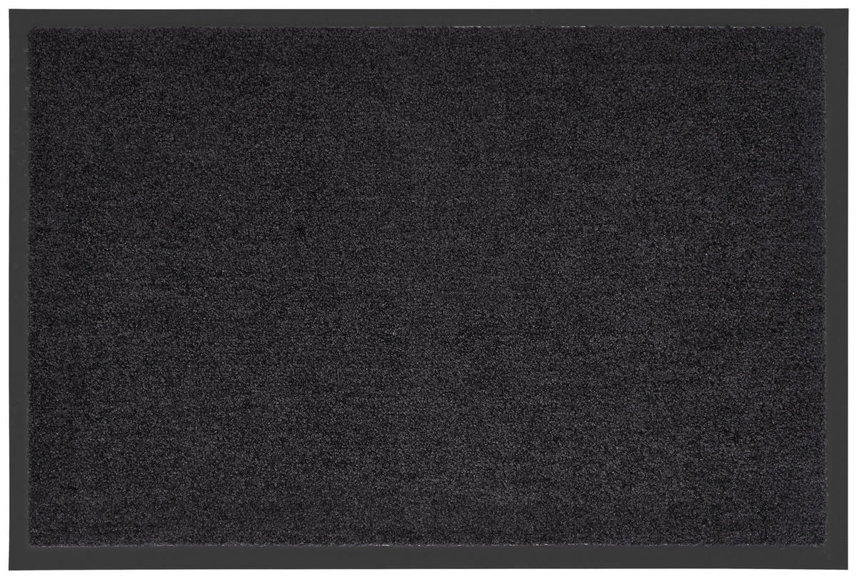 FUßMATTE  60/90 cm  Schwarz  - Schwarz, Basics, Textil (60/90cm) - Esposa