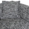 3-SITZER-SOFA Chenille Grau, Schwarz, Weiß  - Schwarz/Weiß, Design, Kunststoff/Textil (205/70/109cm) - Landscape