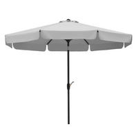 SONNENSCHIRM   - Anthrazit/Silberfarben, Basics, Textil/Metall (270/250/270cm) - Schneider