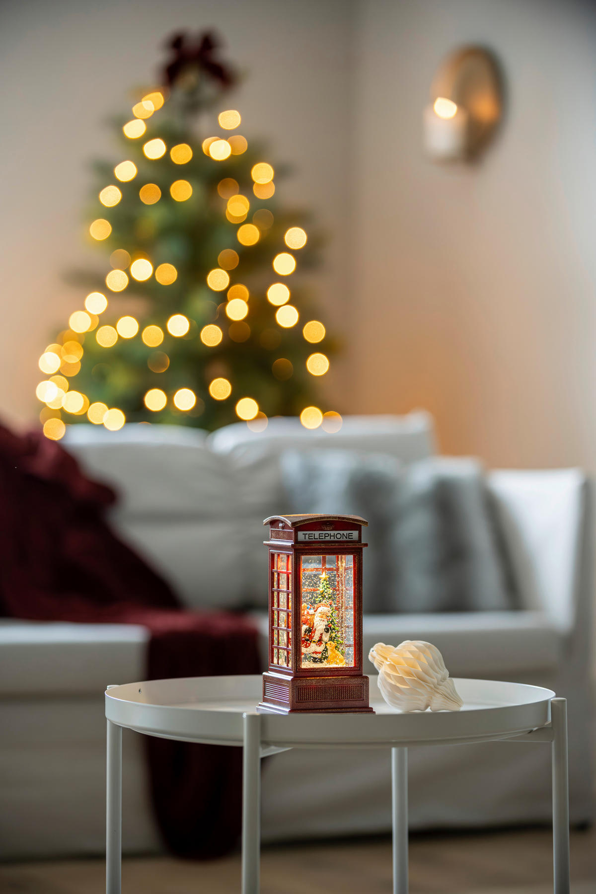 LED-DEKOLEUCHTE  - Rot, LIFESTYLE, Kunststoff (9/20/9cm)