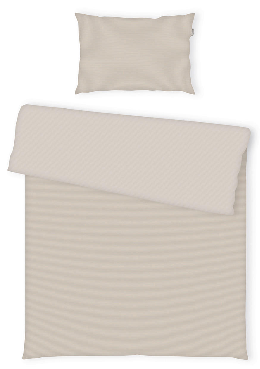 BABYBETTWÄSCHE Satin 100/135 cm  - Sandfarben, Basics, Textil (100/135cm) - Tom Tailor